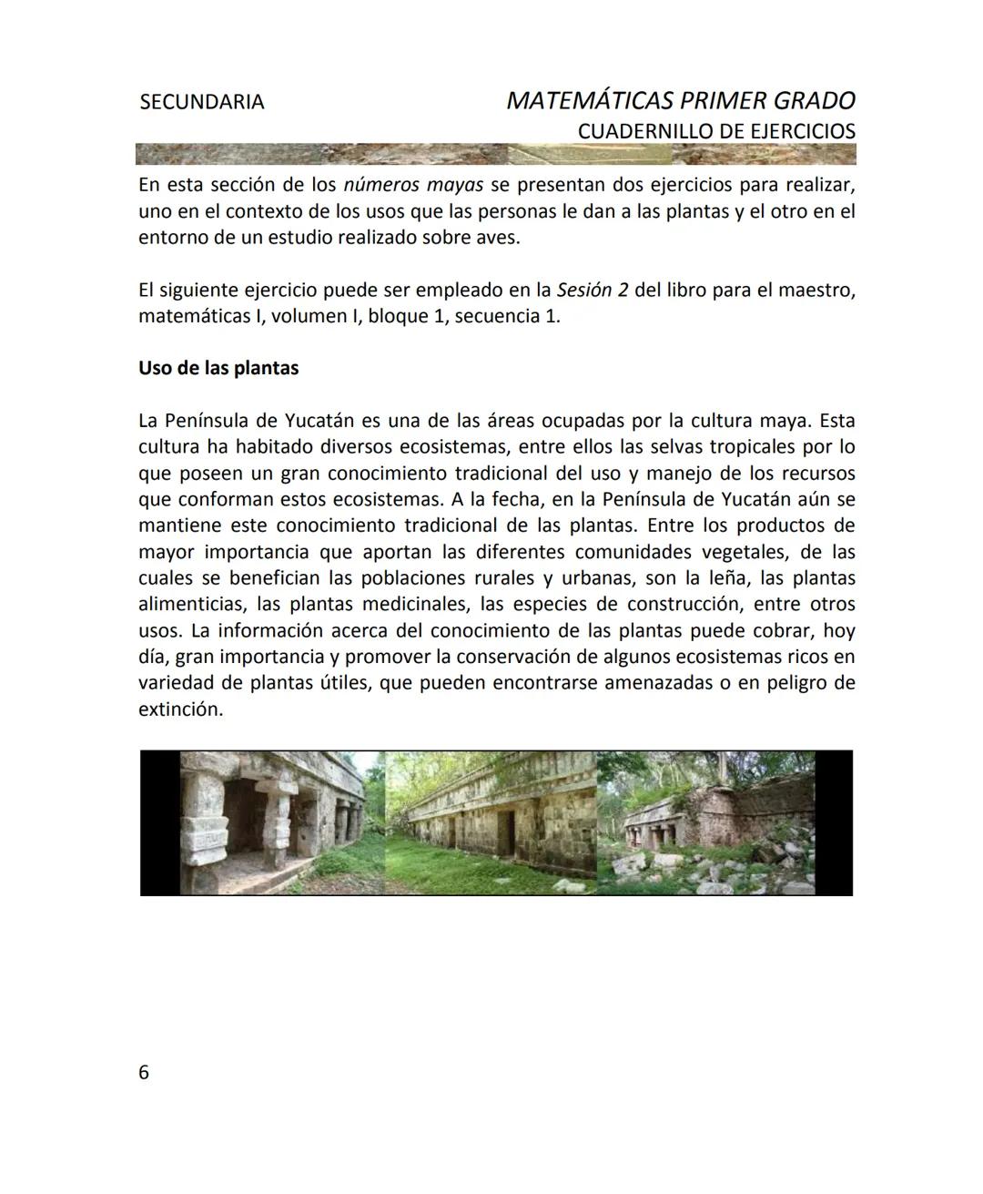 CUADERNILLO DE EJERCICIOS
DE MATEMÁTICAS
PARA SECUNDARIA
MILLSAPS
PN
Kaxil KiulcA.C. COLLEGE UD
Reserva Biocultural
Mexico
SGP
El Programa d