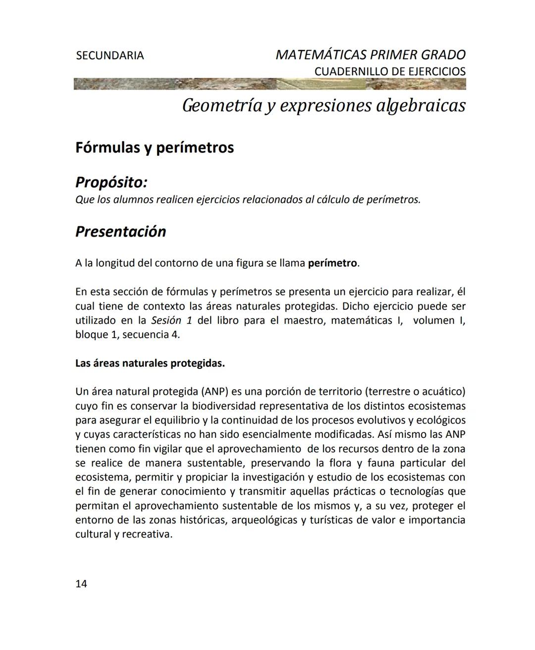 CUADERNILLO DE EJERCICIOS
DE MATEMÁTICAS
PARA SECUNDARIA
MILLSAPS
PN
Kaxil KiulcA.C. COLLEGE UD
Reserva Biocultural
Mexico
SGP
El Programa d