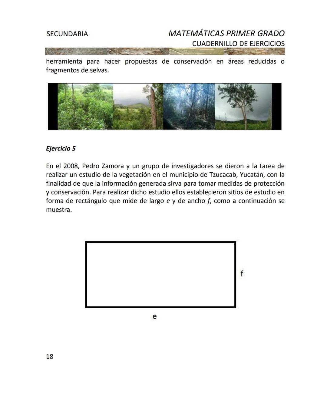 CUADERNILLO DE EJERCICIOS
DE MATEMÁTICAS
PARA SECUNDARIA
MILLSAPS
PN
Kaxil KiulcA.C. COLLEGE UD
Reserva Biocultural
Mexico
SGP
El Programa d