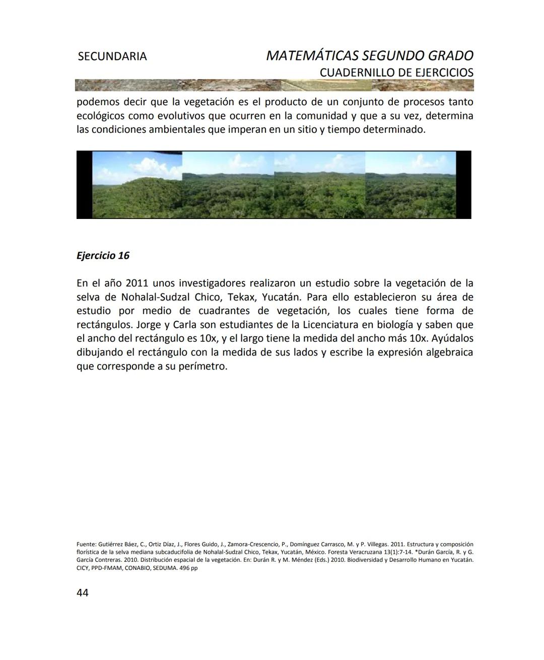CUADERNILLO DE EJERCICIOS
DE MATEMÁTICAS
PARA SECUNDARIA
MILLSAPS
PN
Kaxil KiulcA.C. COLLEGE UD
Reserva Biocultural
Mexico
SGP
El Programa d