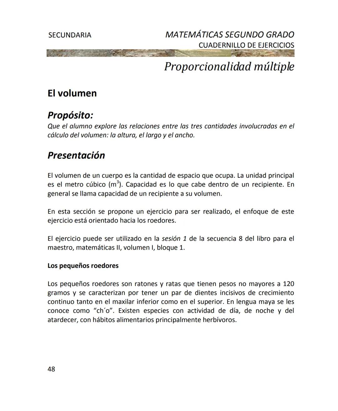 CUADERNILLO DE EJERCICIOS
DE MATEMÁTICAS
PARA SECUNDARIA
MILLSAPS
PN
Kaxil KiulcA.C. COLLEGE UD
Reserva Biocultural
Mexico
SGP
El Programa d