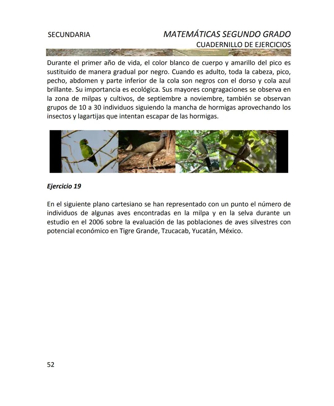 CUADERNILLO DE EJERCICIOS
DE MATEMÁTICAS
PARA SECUNDARIA
MILLSAPS
PN
Kaxil KiulcA.C. COLLEGE UD
Reserva Biocultural
Mexico
SGP
El Programa d