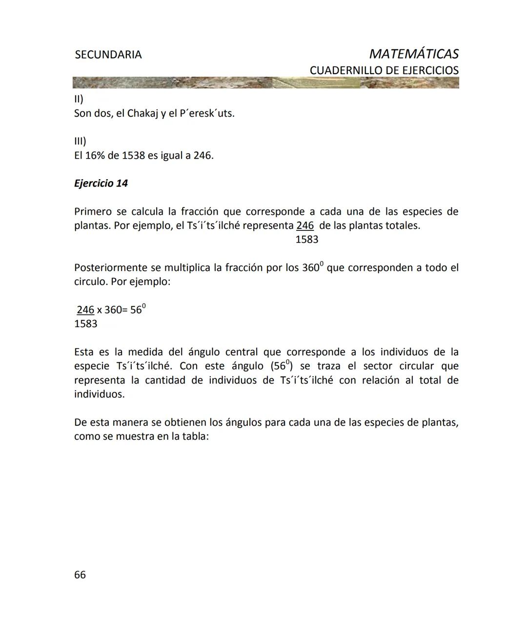 CUADERNILLO DE EJERCICIOS
DE MATEMÁTICAS
PARA SECUNDARIA
MILLSAPS
PN
Kaxil KiulcA.C. COLLEGE UD
Reserva Biocultural
Mexico
SGP
El Programa d