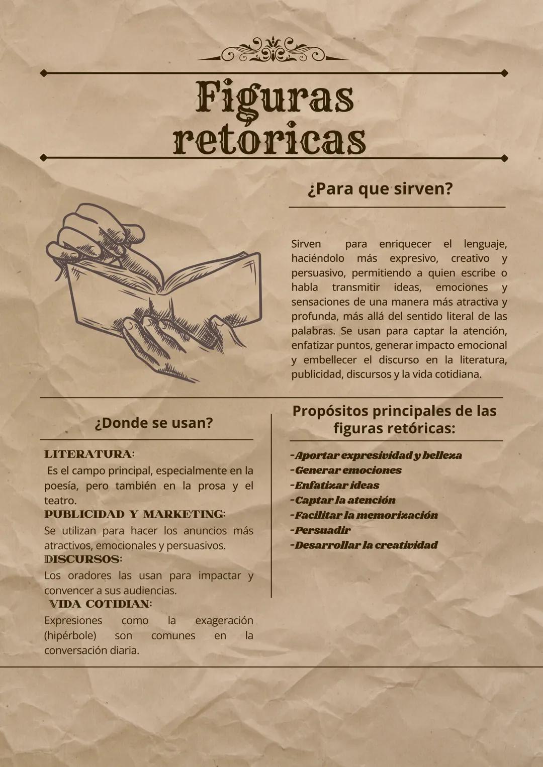 Figuras
retoricas
¿Para que sirven?
Sirven para enriquecer el lenguaje,
haciéndolo más expresivo, creativo y
persuasivo, permitiendo a quie