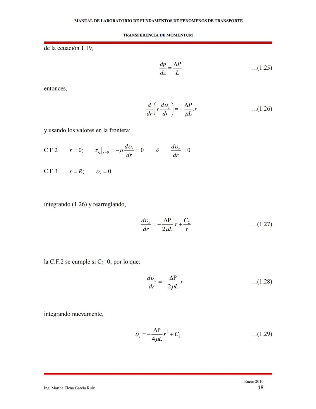 2010
MANUAL DE LABORATORIO DE FUNDAMENTOS
DE FENÓMENOS DE TRANSPORTE
INTRODUCCIÓN A LOS FENÓMENOS DE
TRANSPORTE
Ing. Martha Elena García Ruí