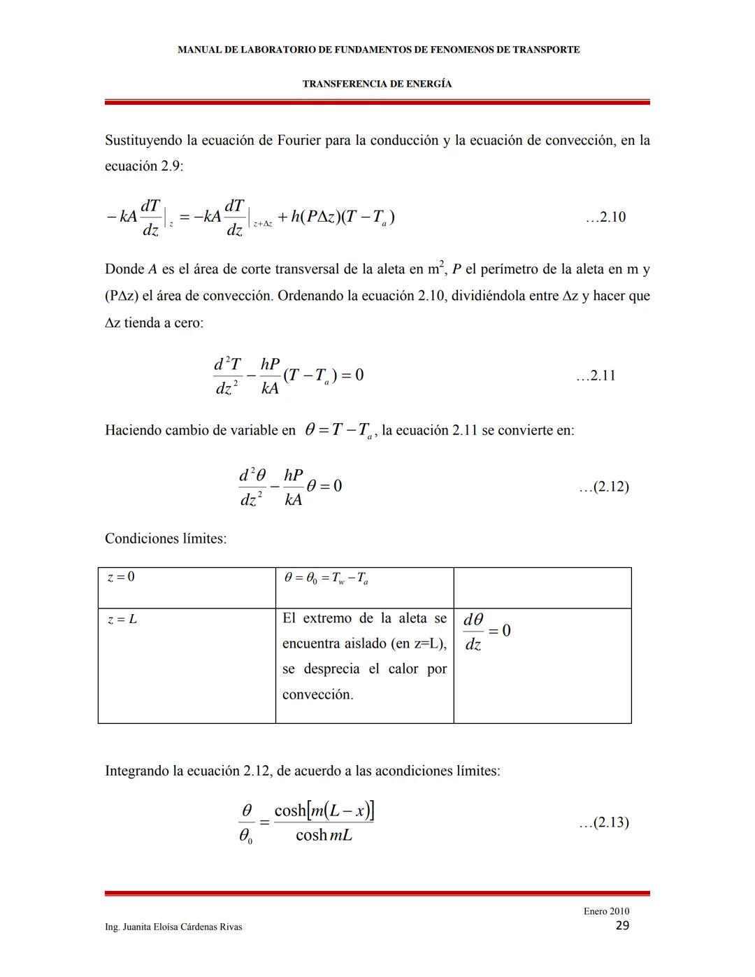 2010
MANUAL DE LABORATORIO DE FUNDAMENTOS
DE FENÓMENOS DE TRANSPORTE
INTRODUCCIÓN A LOS FENÓMENOS DE
TRANSPORTE
Ing. Martha Elena García Ruí