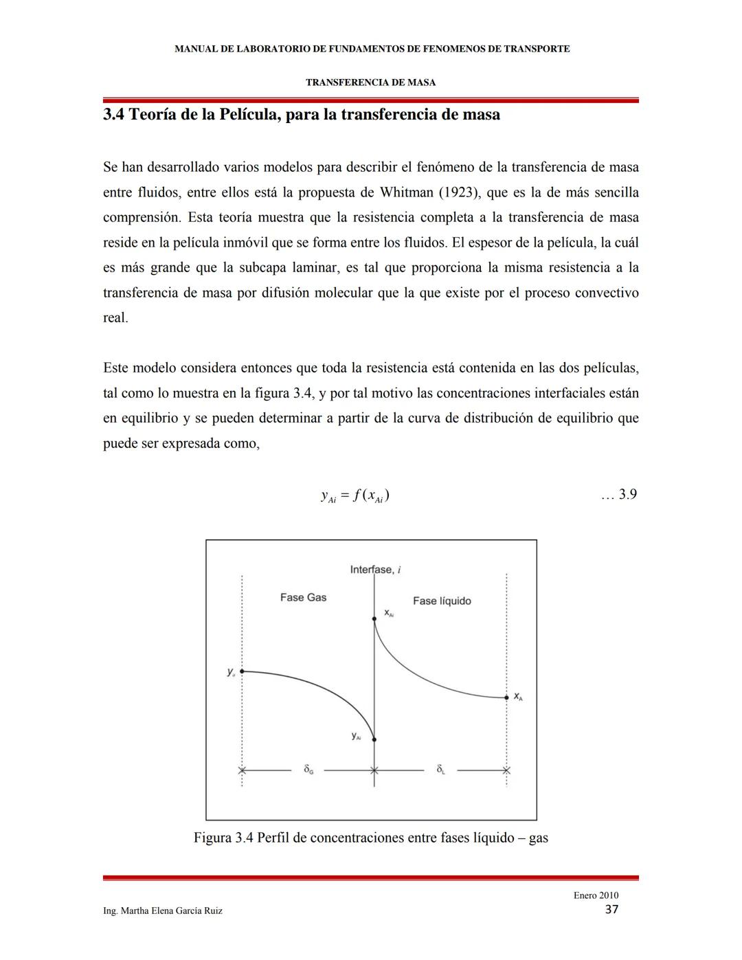 2010
MANUAL DE LABORATORIO DE FUNDAMENTOS
DE FENÓMENOS DE TRANSPORTE
INTRODUCCIÓN A LOS FENÓMENOS DE
TRANSPORTE
Ing. Martha Elena García Ruí