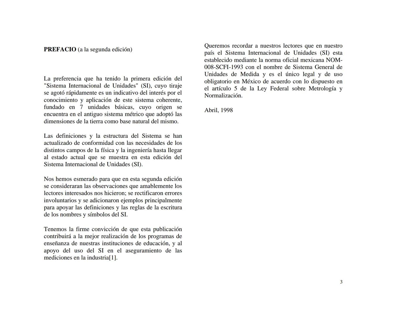CENTRO NACIONAL DE METROLOGIA
ÁREA DE METROLOGÍA MECÁNICA
División de Metrología de Masa
CENAM
CENTRO NACIONAL DE METROLOGÍA
PUBLICACIÓN TÉC