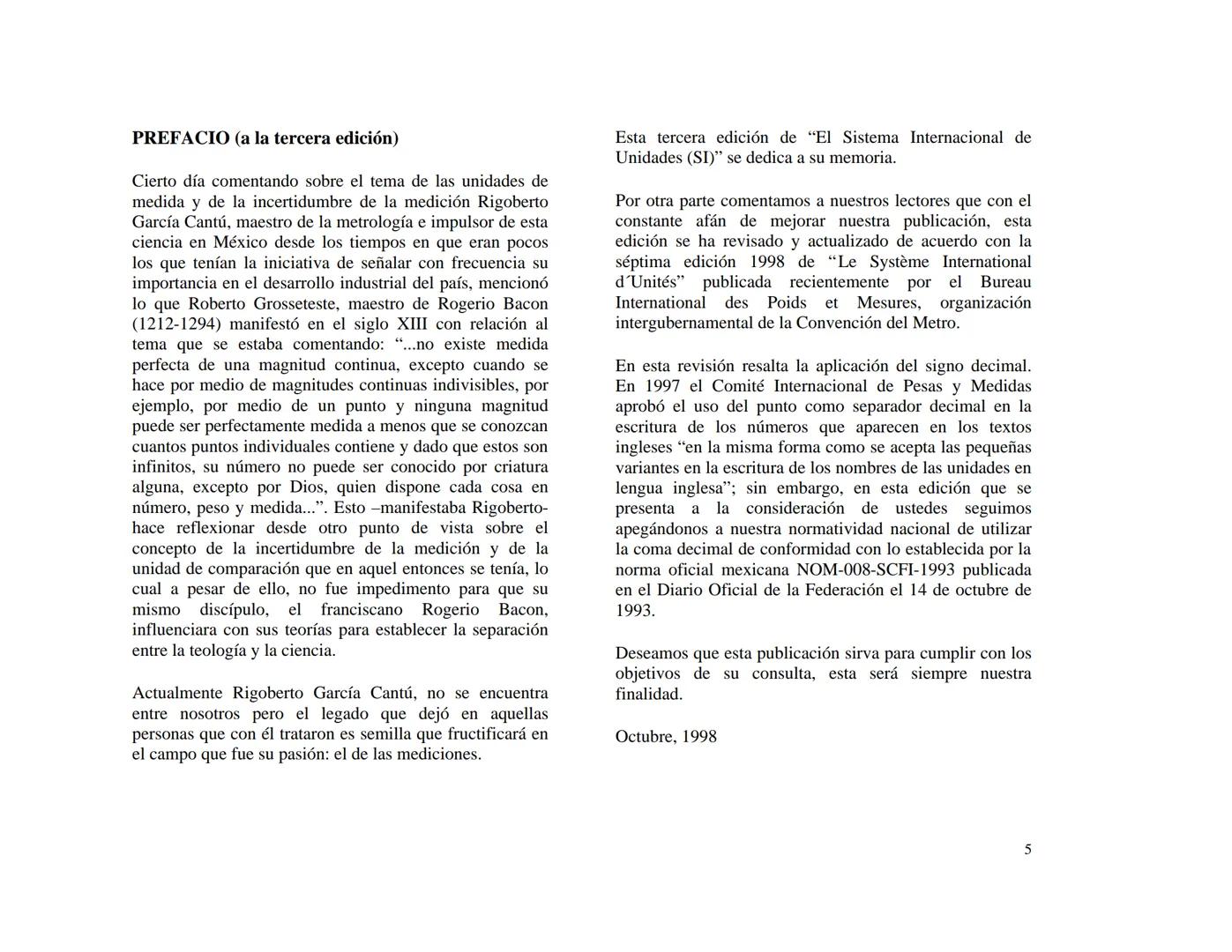 CENTRO NACIONAL DE METROLOGIA
ÁREA DE METROLOGÍA MECÁNICA
División de Metrología de Masa
CENAM
CENTRO NACIONAL DE METROLOGÍA
PUBLICACIÓN TÉC
