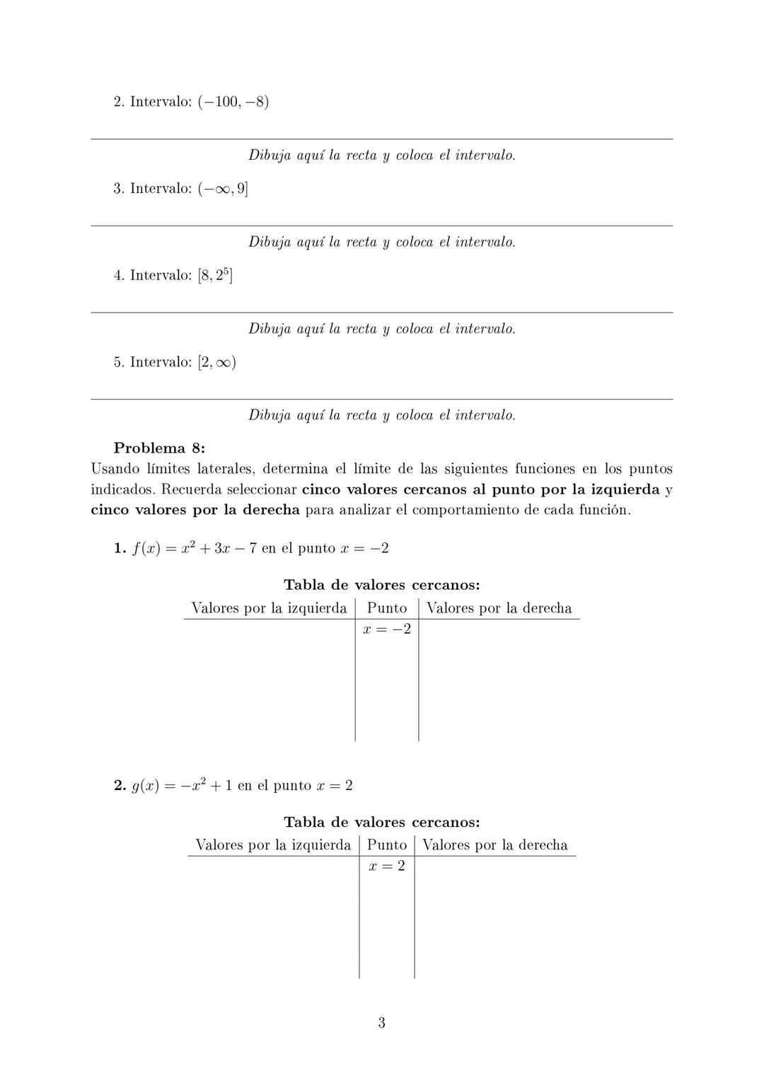 Universidad Autónoma
del Estado de México
1ª Parte de la Guía de Pensamiento Matemático III
Problema 1:
Grafica las siguientes funciones (Us