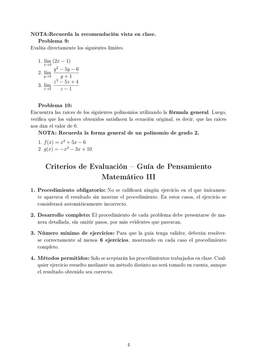 Universidad Autónoma
del Estado de México
1ª Parte de la Guía de Pensamiento Matemático III
Problema 1:
Grafica las siguientes funciones (Us