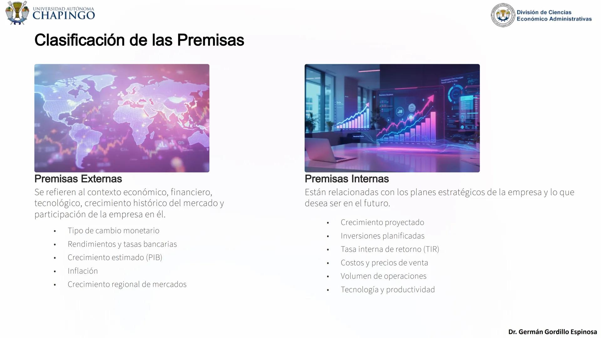 UNIVERSIDAD AUTÓNOMA
CHAPINGO
División de Ciencias
Económico Administrativas
Administración: Fundamentos
de Planeación
Este curso explora lo