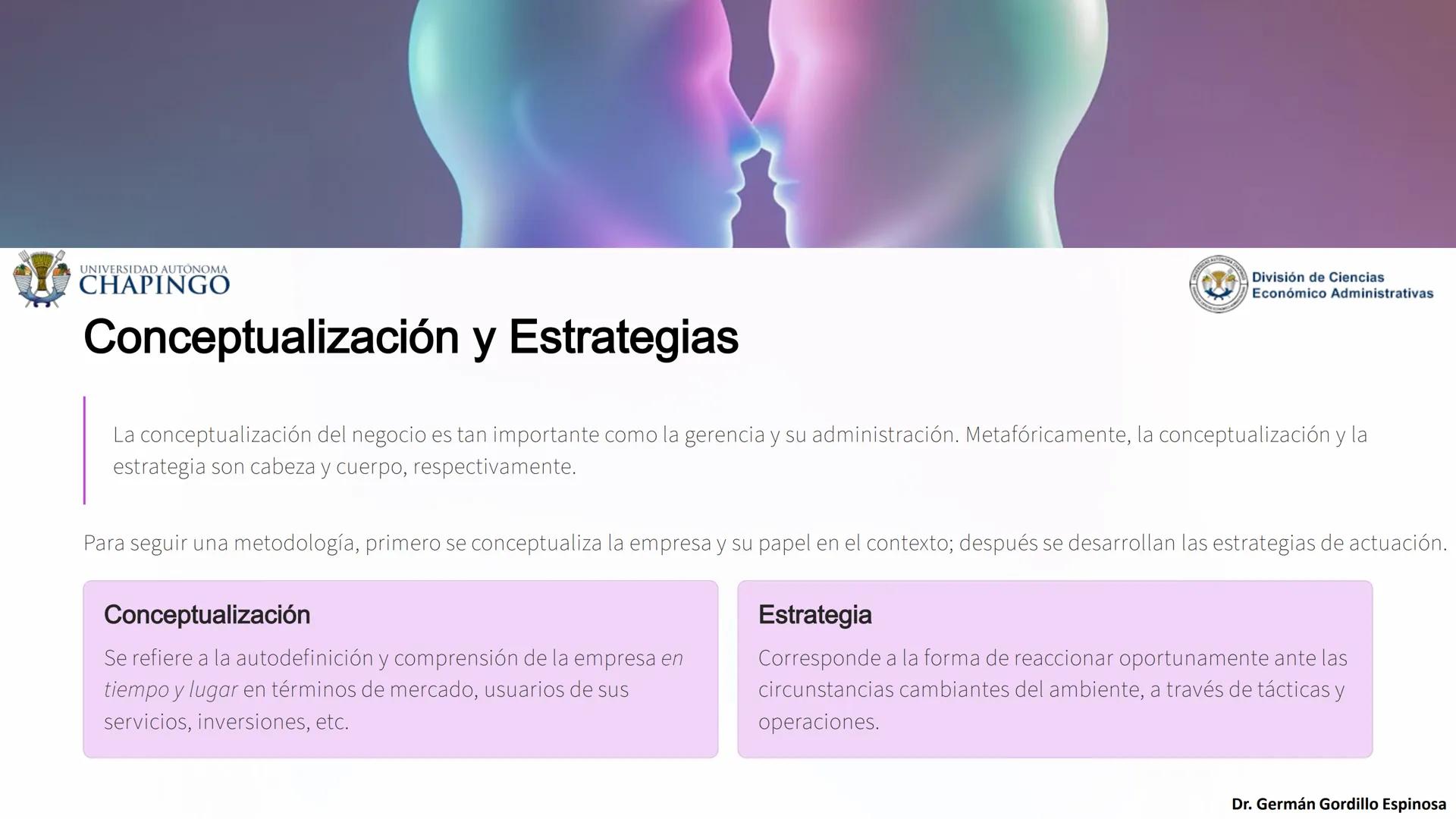 UNIVERSIDAD AUTÓNOMA
CHAPINGO
División de Ciencias
Económico Administrativas
Administración: Fundamentos
de Planeación
Este curso explora lo