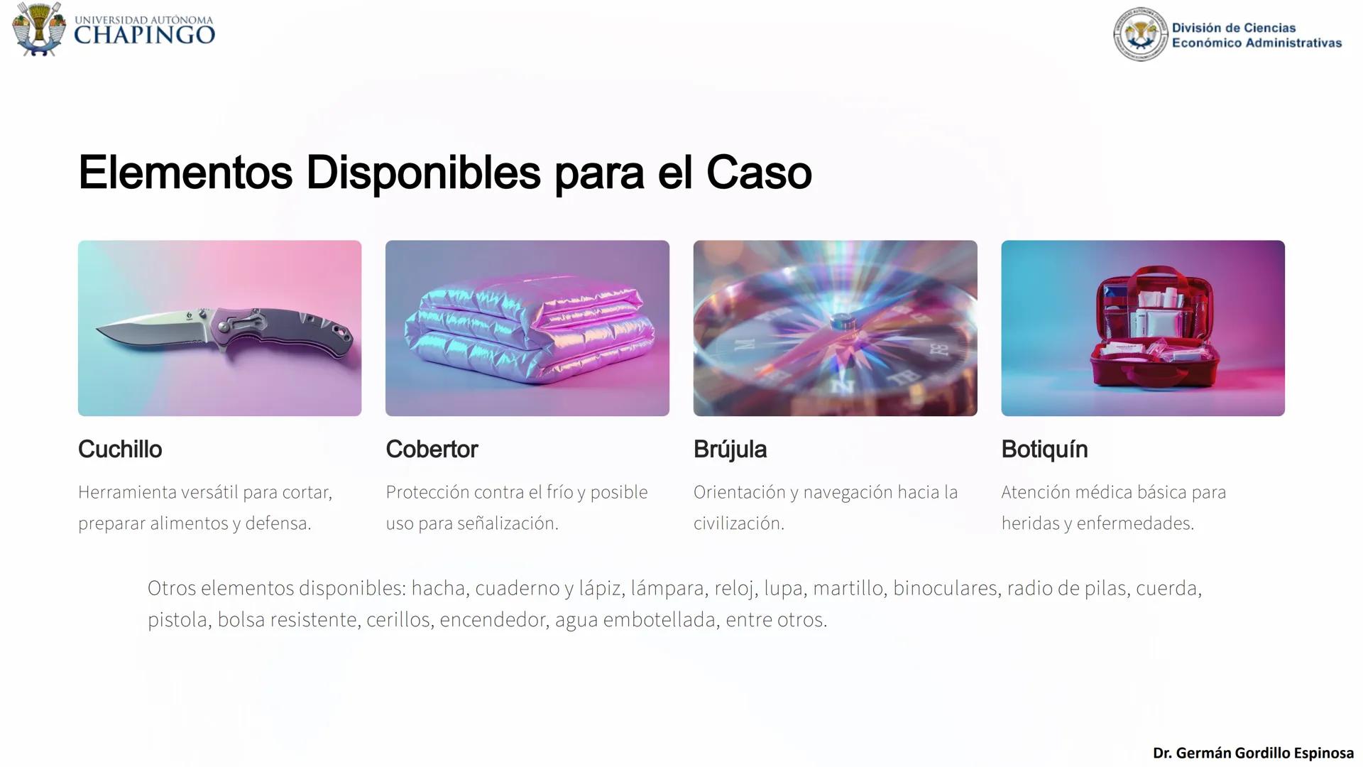 UNIVERSIDAD AUTÓNOMA
CHAPINGO
División de Ciencias
Económico Administrativas
Administración: Fundamentos
de Planeación
Este curso explora lo