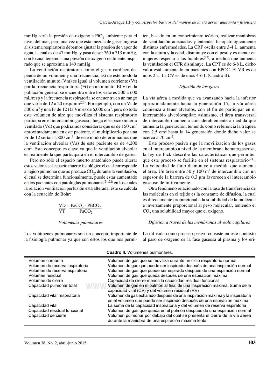 # Anestesiologia
www.medigraphic.org.mx
## ARTÍCULO DE REVISIÓN
Vol. 38. No. 2 Abril-Junio 2015
pp 98-107
# Aspectos básicos del manejo de