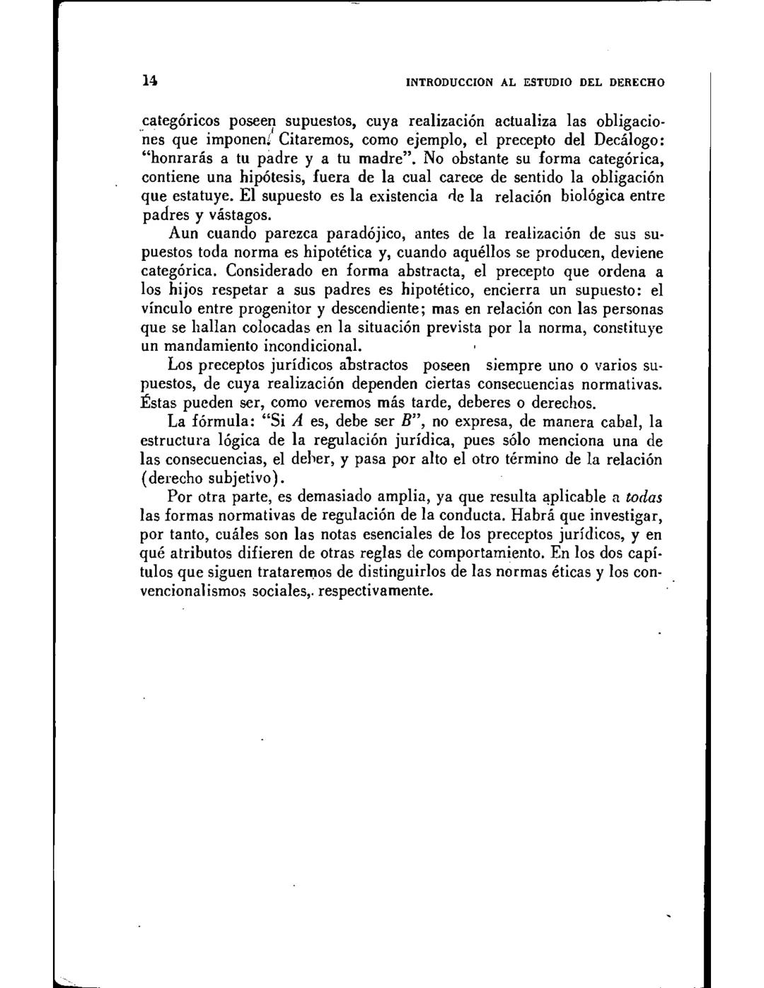 CAPITULO I
CONCEPTOS DE NORMA Y LEY NATURAL
SUMARIO
1.-Juicios enunciativos y juicios normativos. 2.-Concepto de ley natural. 3.-Nor-
mas de