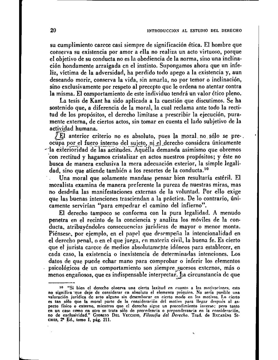 CAPITULO I
CONCEPTOS DE NORMA Y LEY NATURAL
SUMARIO
1.-Juicios enunciativos y juicios normativos. 2.-Concepto de ley natural. 3.-Nor-
mas de