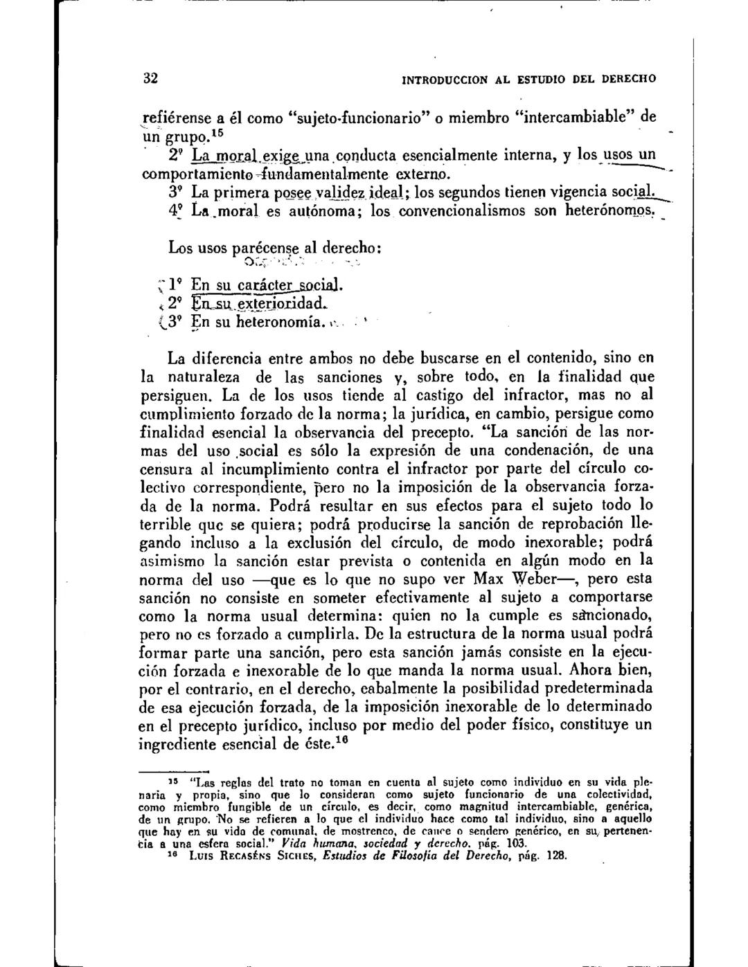 CAPITULO I
CONCEPTOS DE NORMA Y LEY NATURAL
SUMARIO
1.-Juicios enunciativos y juicios normativos. 2.-Concepto de ley natural. 3.-Nor-
mas de