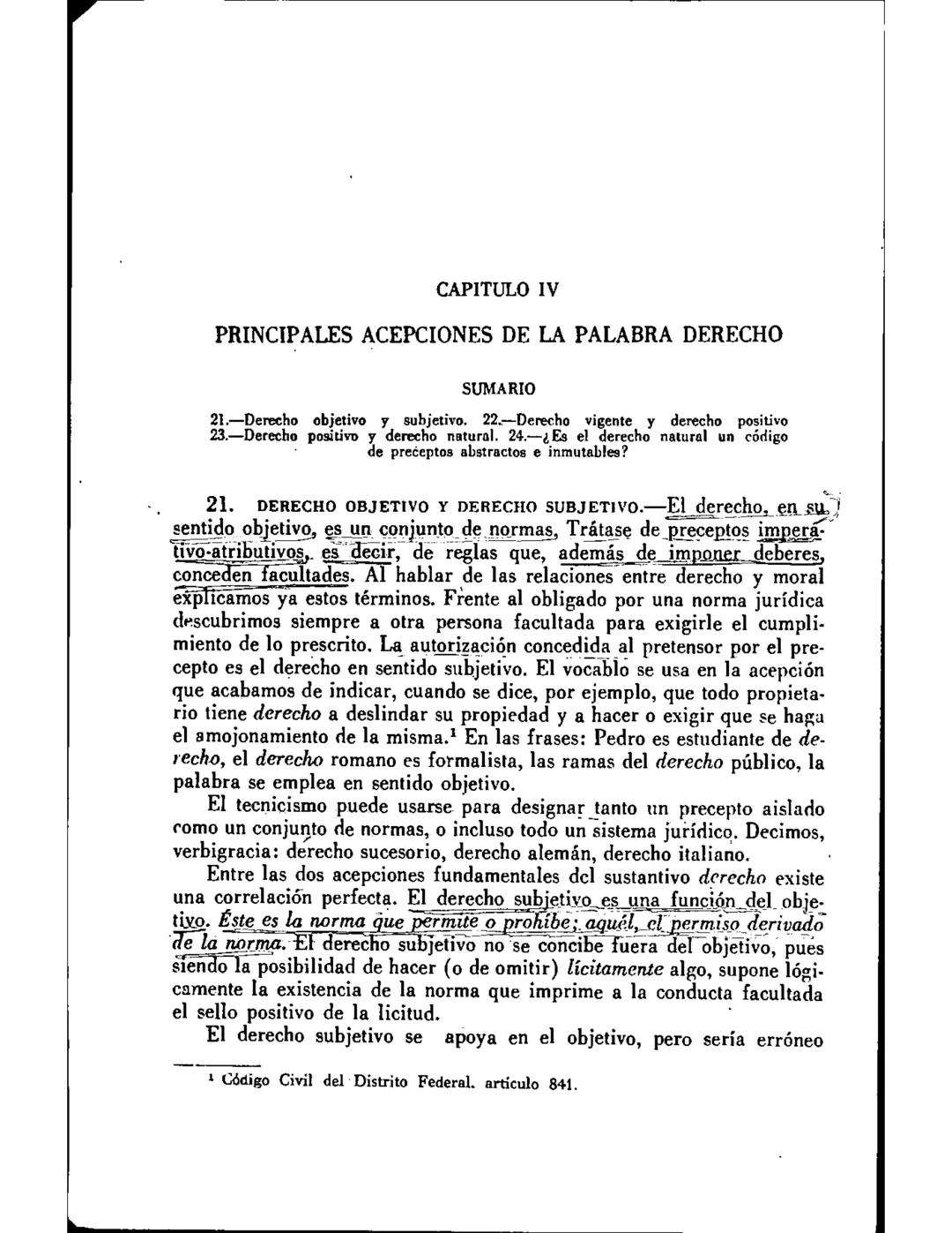 CAPITULO I
CONCEPTOS DE NORMA Y LEY NATURAL
SUMARIO
1.-Juicios enunciativos y juicios normativos. 2.-Concepto de ley natural. 3.-Nor-
mas de