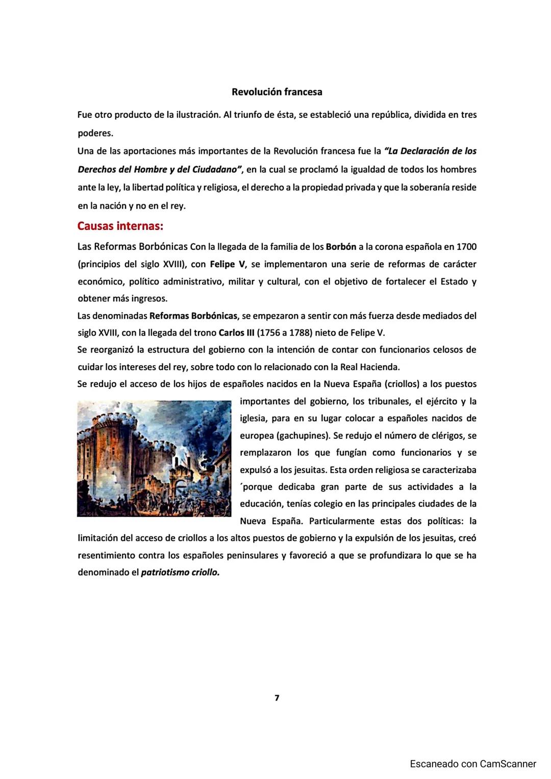 Causas internas y externas:
Factores internos
Factores externos
Las Reformas Borbónicas
El criollismo
La explotación y miseria del pueblo
El