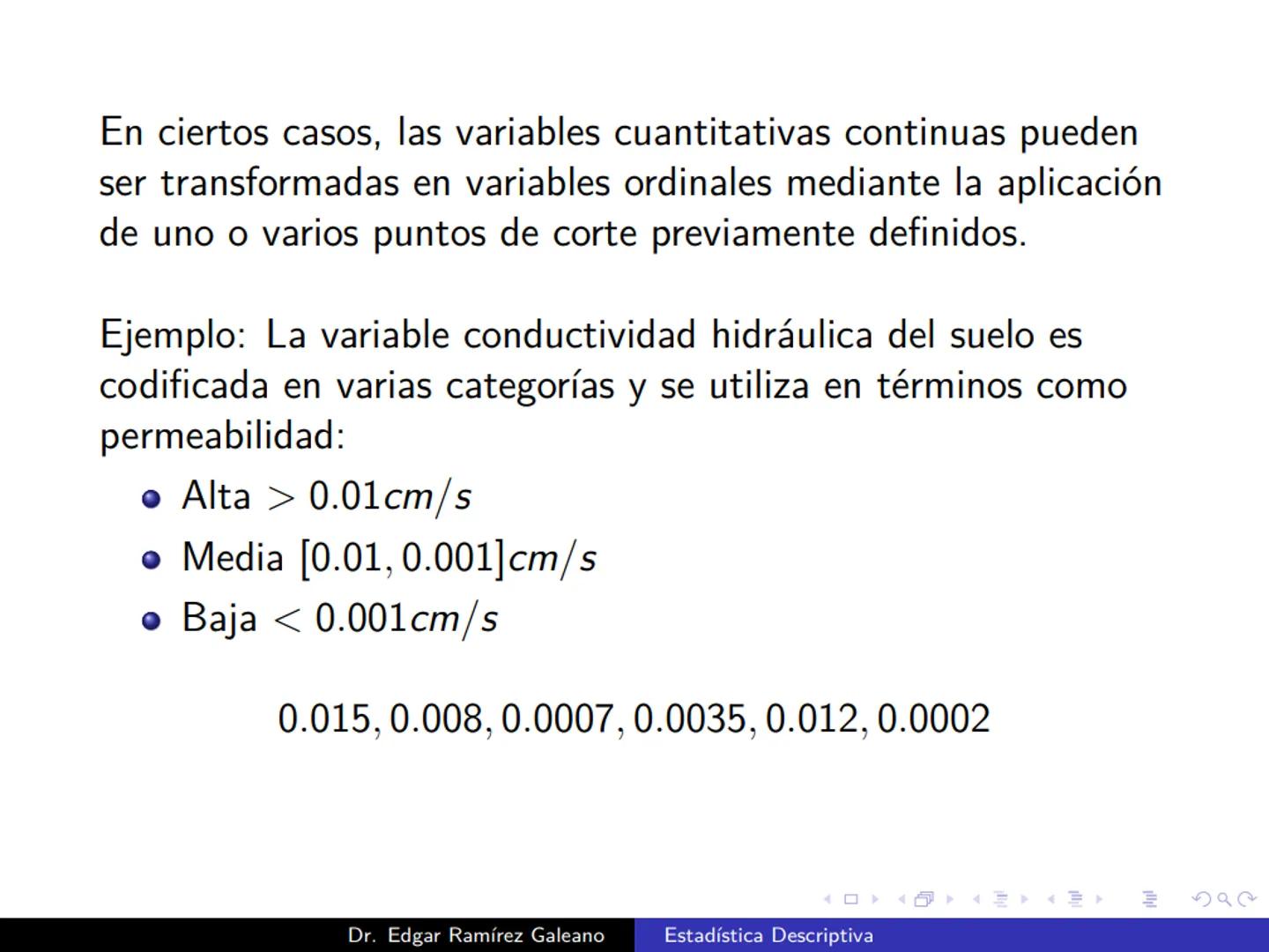 # Estadística Descriptiva
Ingeniería Mecánica Agrícola
Dr. Edgar Ramírez Galeano Conceptos Básicos
En muchas ocasiones, para llevar a cabo