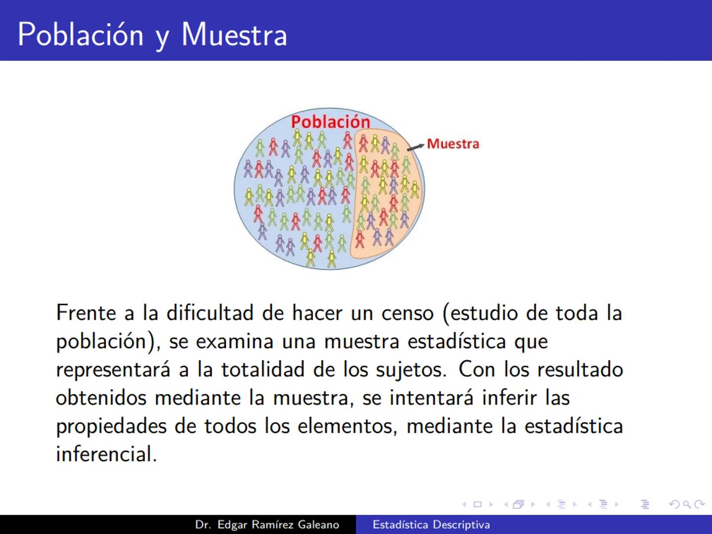# Estadística Descriptiva
Ingeniería Mecánica Agrícola
Dr. Edgar Ramírez Galeano Conceptos Básicos
En muchas ocasiones, para llevar a cabo