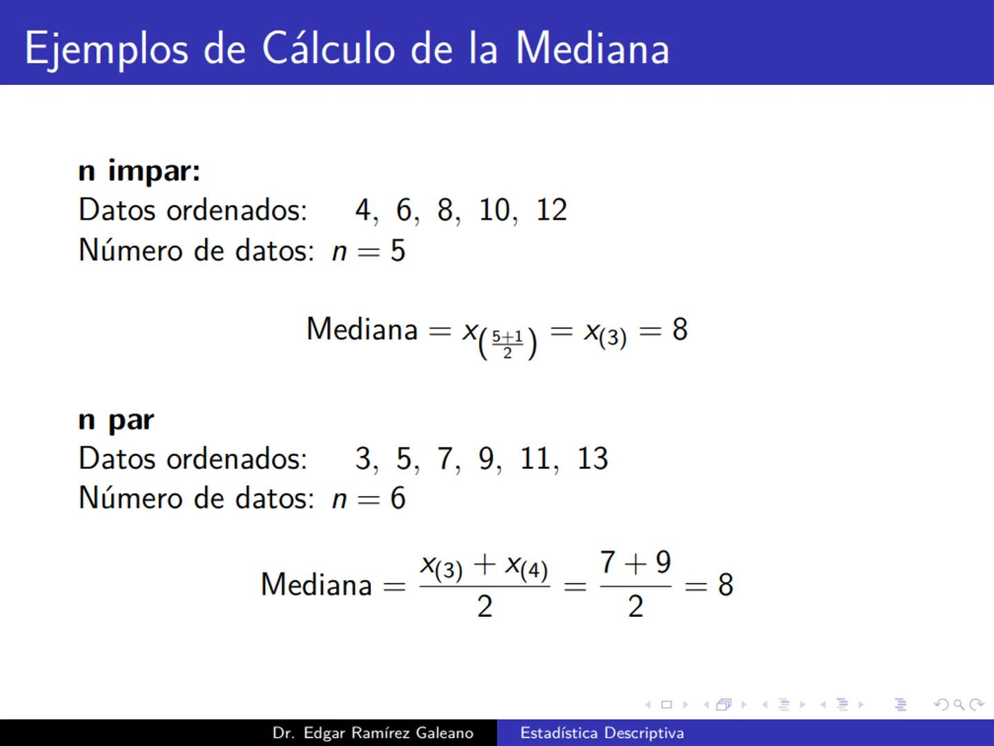 # Estadística Descriptiva
Ingeniería Mecánica Agrícola
Dr. Edgar Ramírez Galeano Conceptos Básicos
En muchas ocasiones, para llevar a cabo