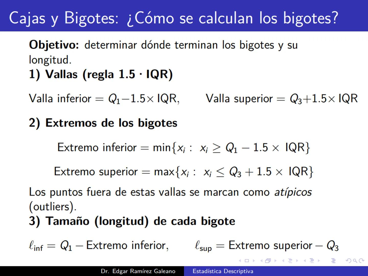 # Estadística Descriptiva
Ingeniería Mecánica Agrícola
Dr. Edgar Ramírez Galeano Conceptos Básicos
En muchas ocasiones, para llevar a cabo