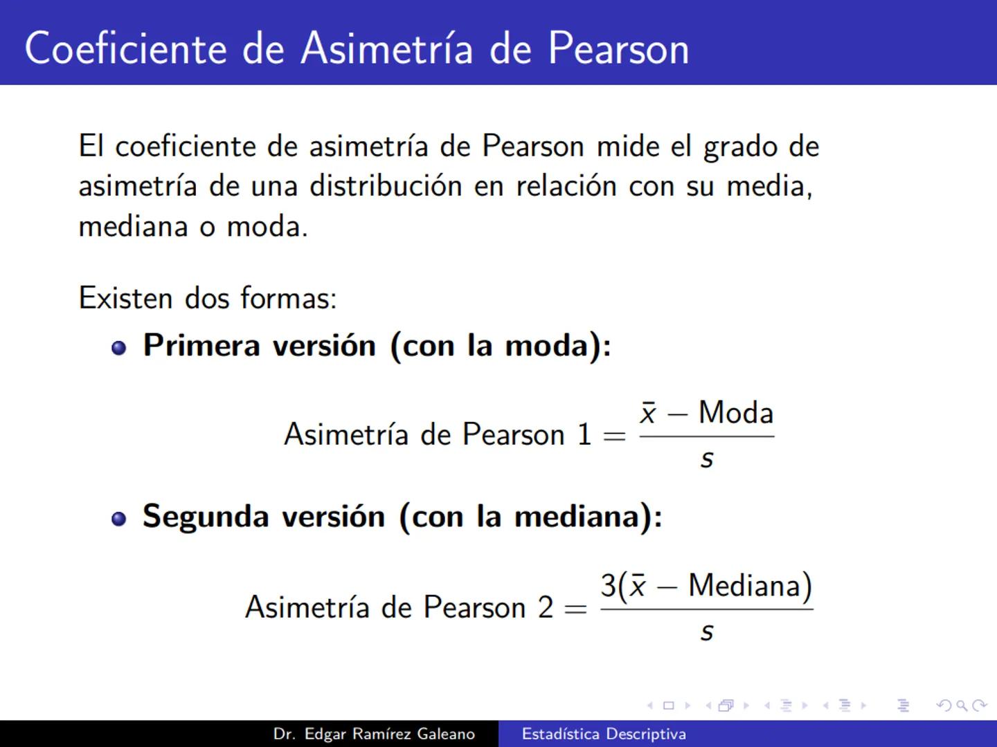 # Estadística Descriptiva
Ingeniería Mecánica Agrícola
Dr. Edgar Ramírez Galeano Conceptos Básicos
En muchas ocasiones, para llevar a cabo
