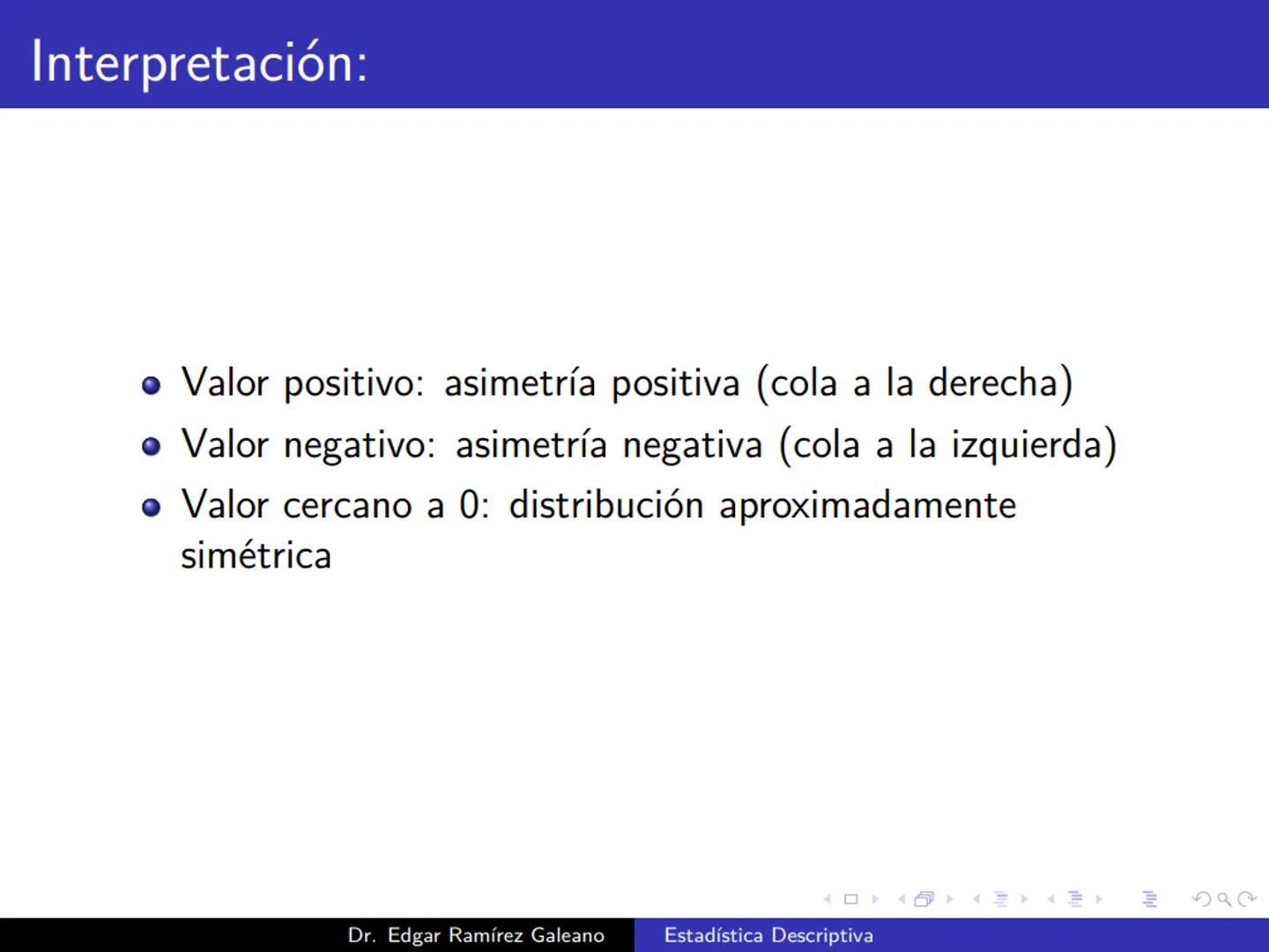 # Estadística Descriptiva
Ingeniería Mecánica Agrícola
Dr. Edgar Ramírez Galeano Conceptos Básicos
En muchas ocasiones, para llevar a cabo