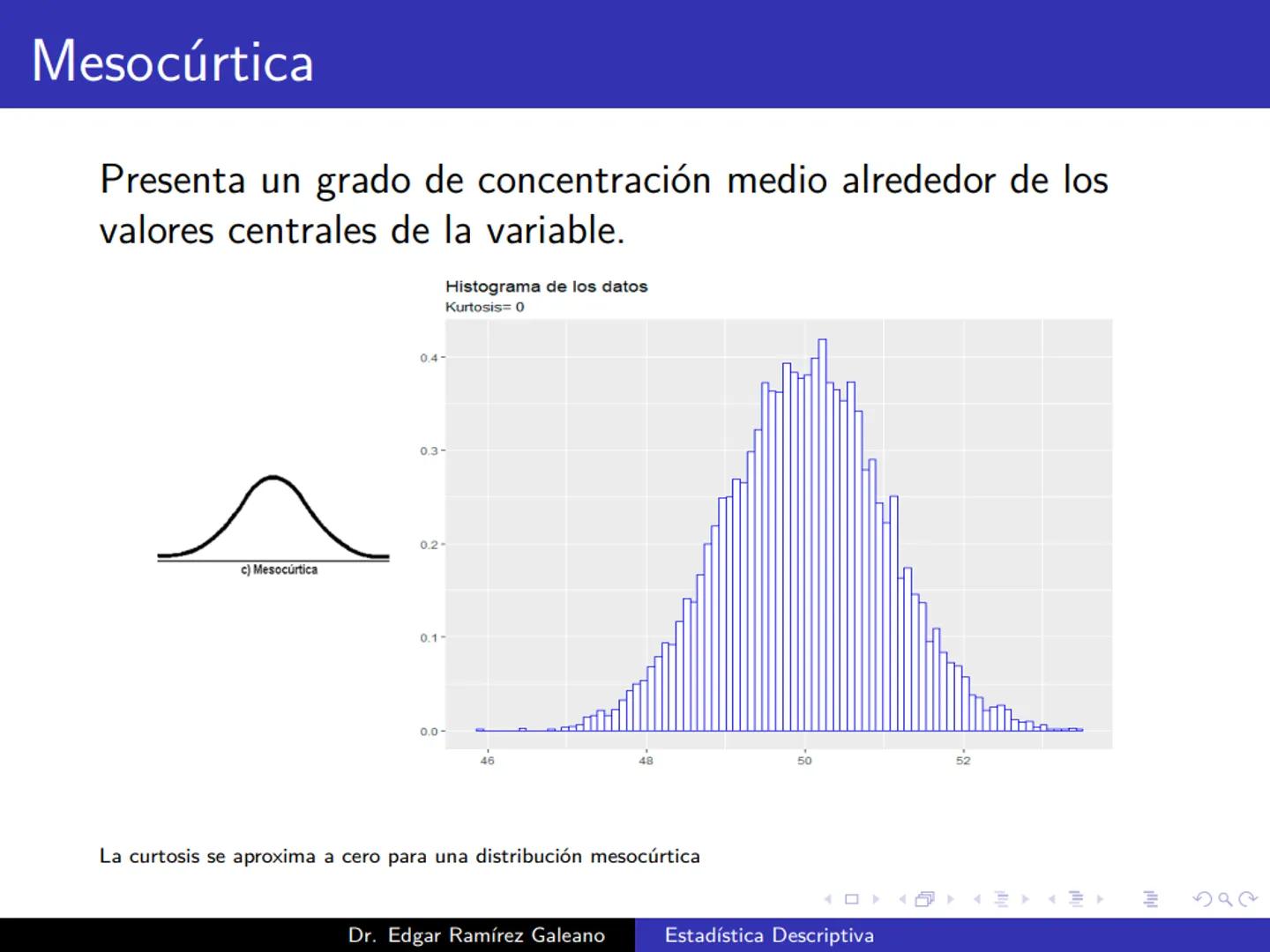 # Estadística Descriptiva
Ingeniería Mecánica Agrícola
Dr. Edgar Ramírez Galeano Conceptos Básicos
En muchas ocasiones, para llevar a cabo