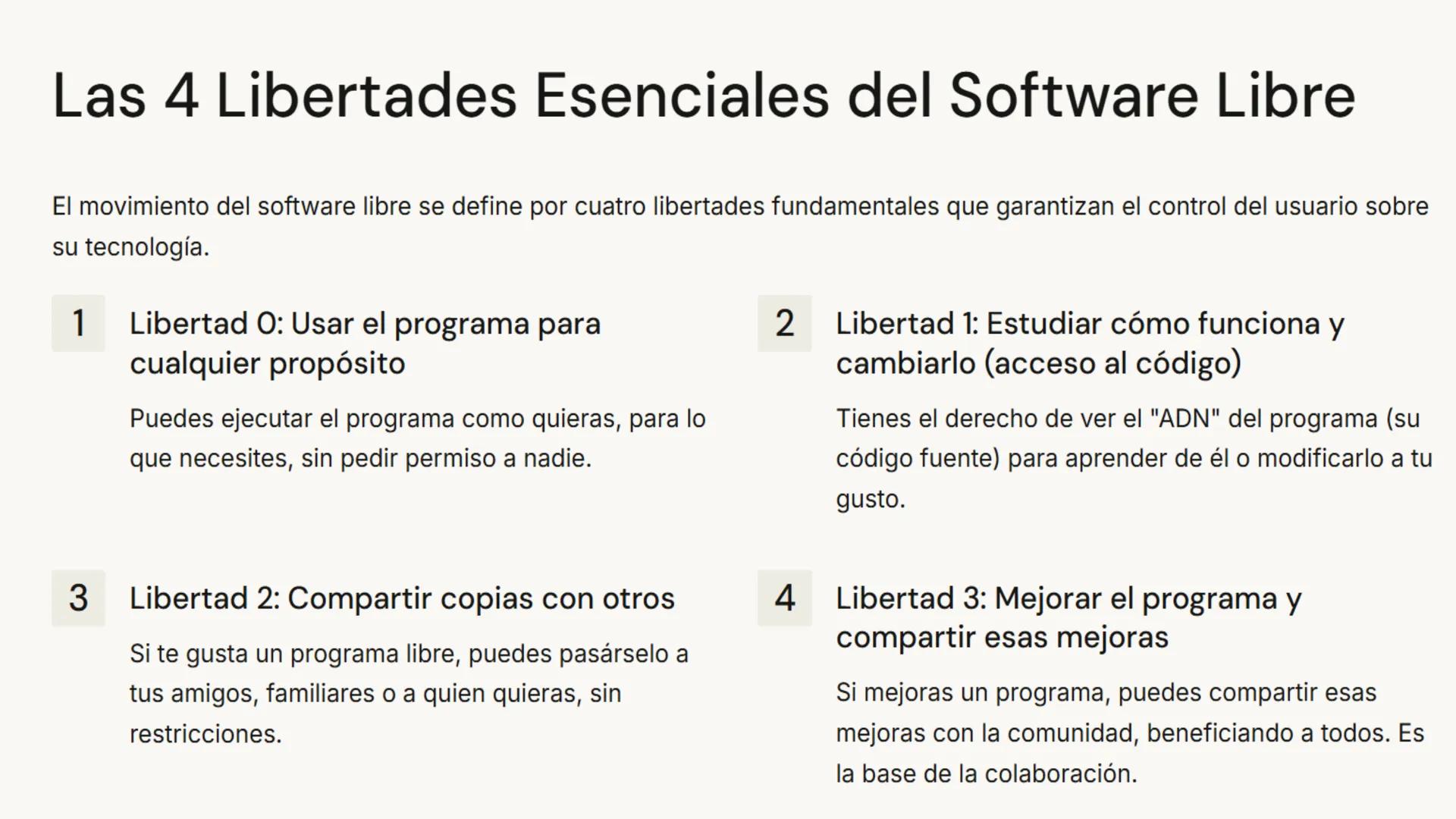 CETIs No.67
Historia del Software Libre:
Libertad para todos en el
mundo digital
Cultura Digital I
Docente: Mtra. Denisse Cisneros García ¿Q