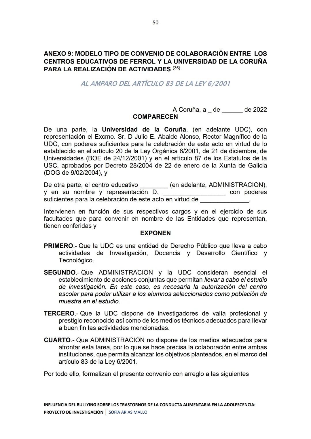 Facultade de Enfermaría e Podoloxía
UNIVERSIDADE DA CORUÑA
TRABAJO DE FIN DE GRADO EN ENFERMERÍA
Curso académico 2021/2022
INFLUENCIA DE