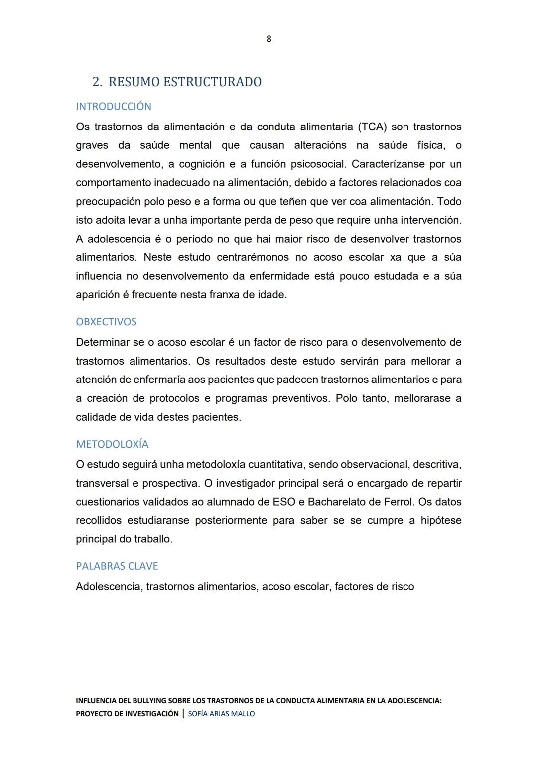 Facultade de Enfermaría e Podoloxía
UNIVERSIDADE DA CORUÑA
TRABAJO DE FIN DE GRADO EN ENFERMERÍA
Curso académico 2021/2022
INFLUENCIA DE