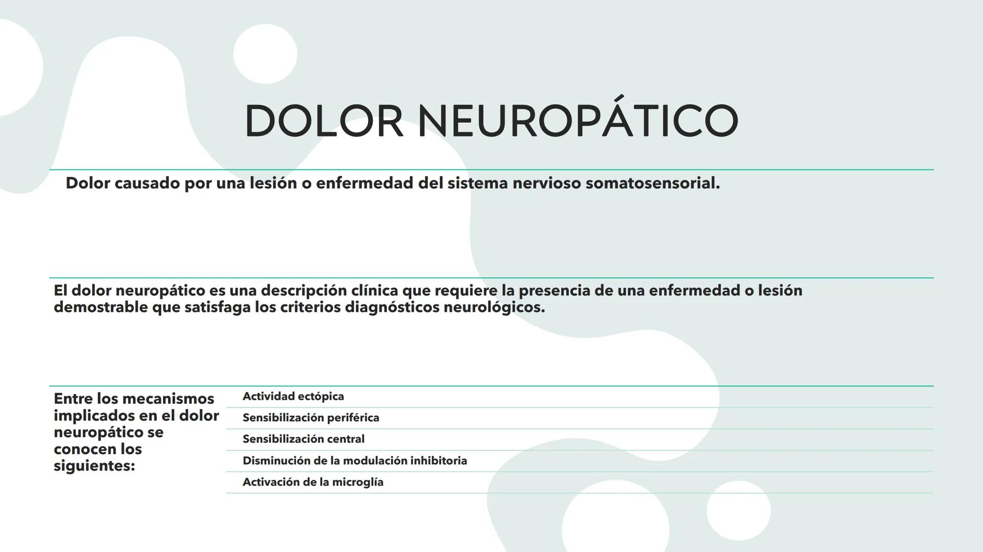 # DOLOR
L.FT. MAGALI SANTIAGO ESCAMILLA Existen 3 tipos de estímulos que excitan los
receptores para el dolor:
MECÁNICOS
TÉRMICOS
QUÍMIC