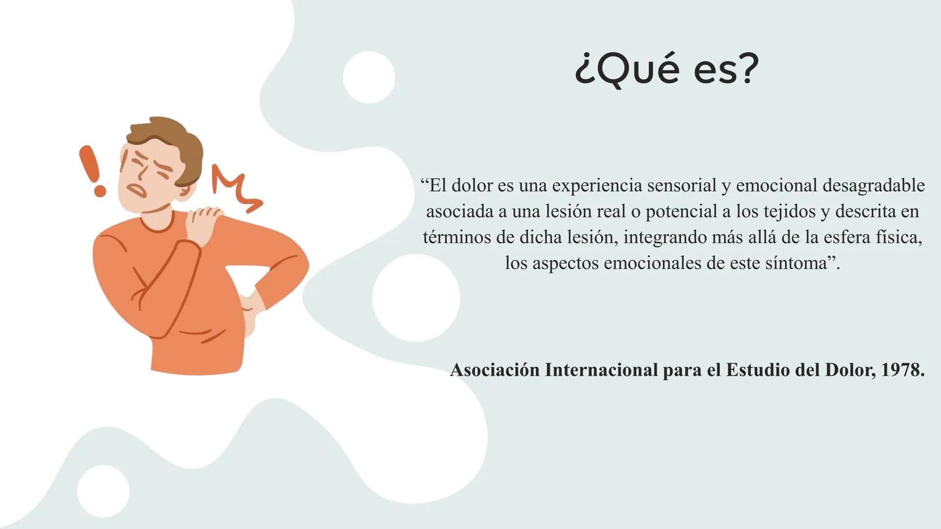 # DOLOR
L.FT. MAGALI SANTIAGO ESCAMILLA Existen 3 tipos de estímulos que excitan los
receptores para el dolor:
MECÁNICOS
TÉRMICOS
QUÍMIC