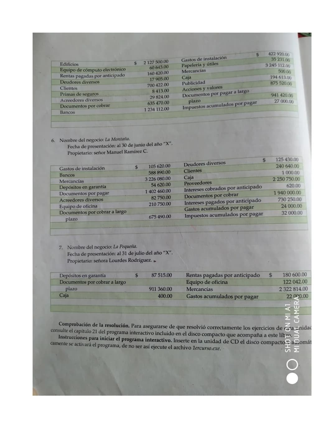 # CAPÍTULO
5
Balance general o Estado
de situación financiera
Generalidades
1 Balance general o estado de situación. Es el documento con