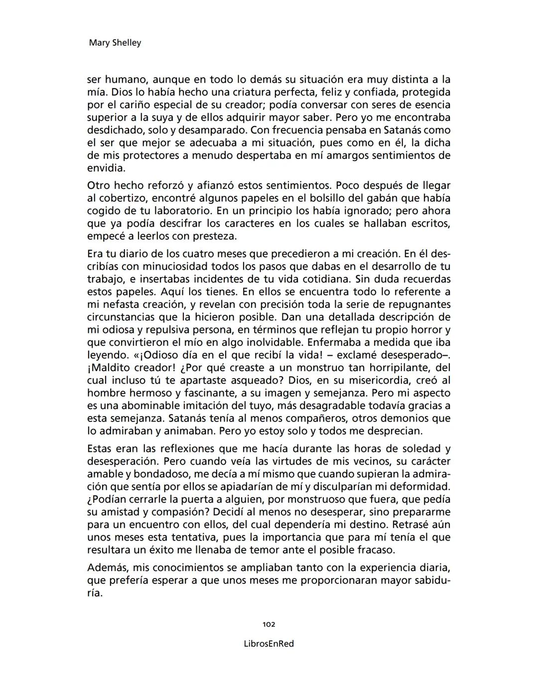 Mary Shelley
Frankenstein
o el moderno Prometeo
Colección Novelas
libros
red # Frankenstein
o el moderno Prometeo
Mary Shelley
Colecci