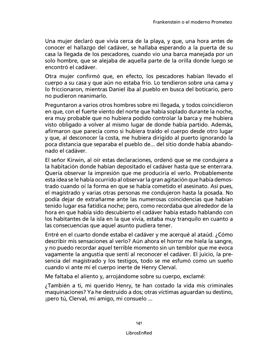 Mary Shelley
Frankenstein
o el moderno Prometeo
Colección Novelas
libros
red # Frankenstein
o el moderno Prometeo
Mary Shelley
Colecci
