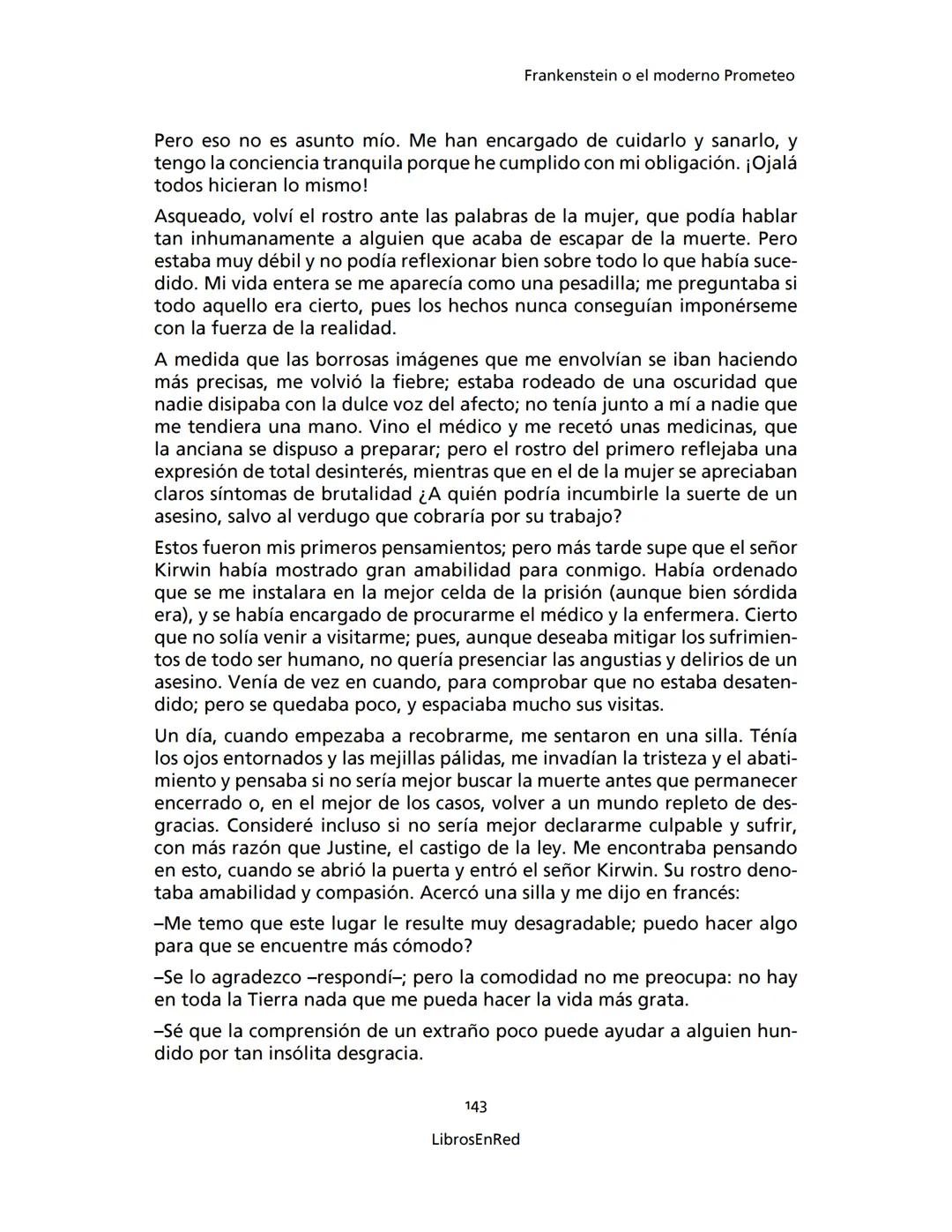 Mary Shelley
Frankenstein
o el moderno Prometeo
Colección Novelas
libros
red # Frankenstein
o el moderno Prometeo
Mary Shelley
Colecci