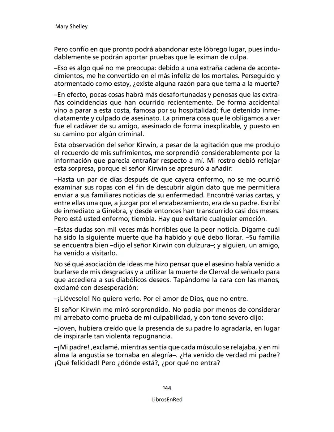 Mary Shelley
Frankenstein
o el moderno Prometeo
Colección Novelas
libros
red # Frankenstein
o el moderno Prometeo
Mary Shelley
Colecci