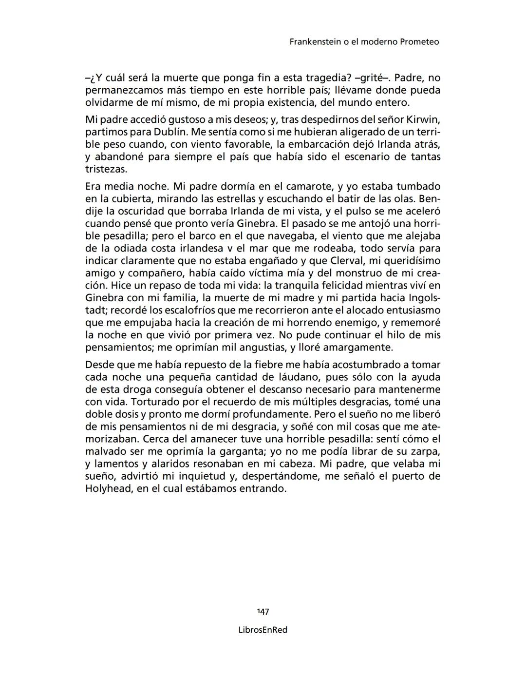 Mary Shelley
Frankenstein
o el moderno Prometeo
Colección Novelas
libros
red # Frankenstein
o el moderno Prometeo
Mary Shelley
Colecci