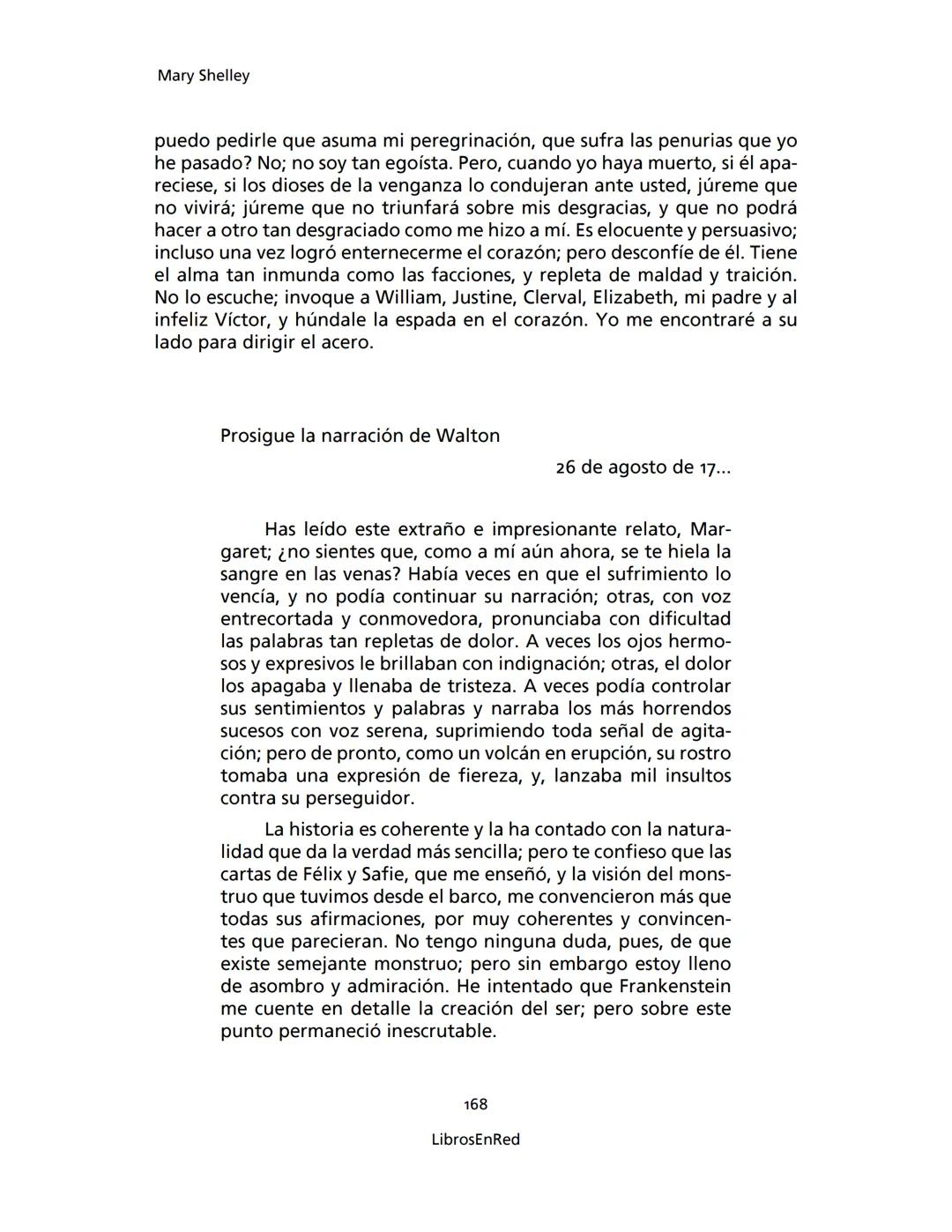 Mary Shelley
Frankenstein
o el moderno Prometeo
Colección Novelas
libros
red # Frankenstein
o el moderno Prometeo
Mary Shelley
Colecci