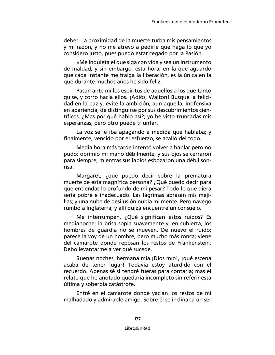 Mary Shelley
Frankenstein
o el moderno Prometeo
Colección Novelas
libros
red # Frankenstein
o el moderno Prometeo
Mary Shelley
Colecci