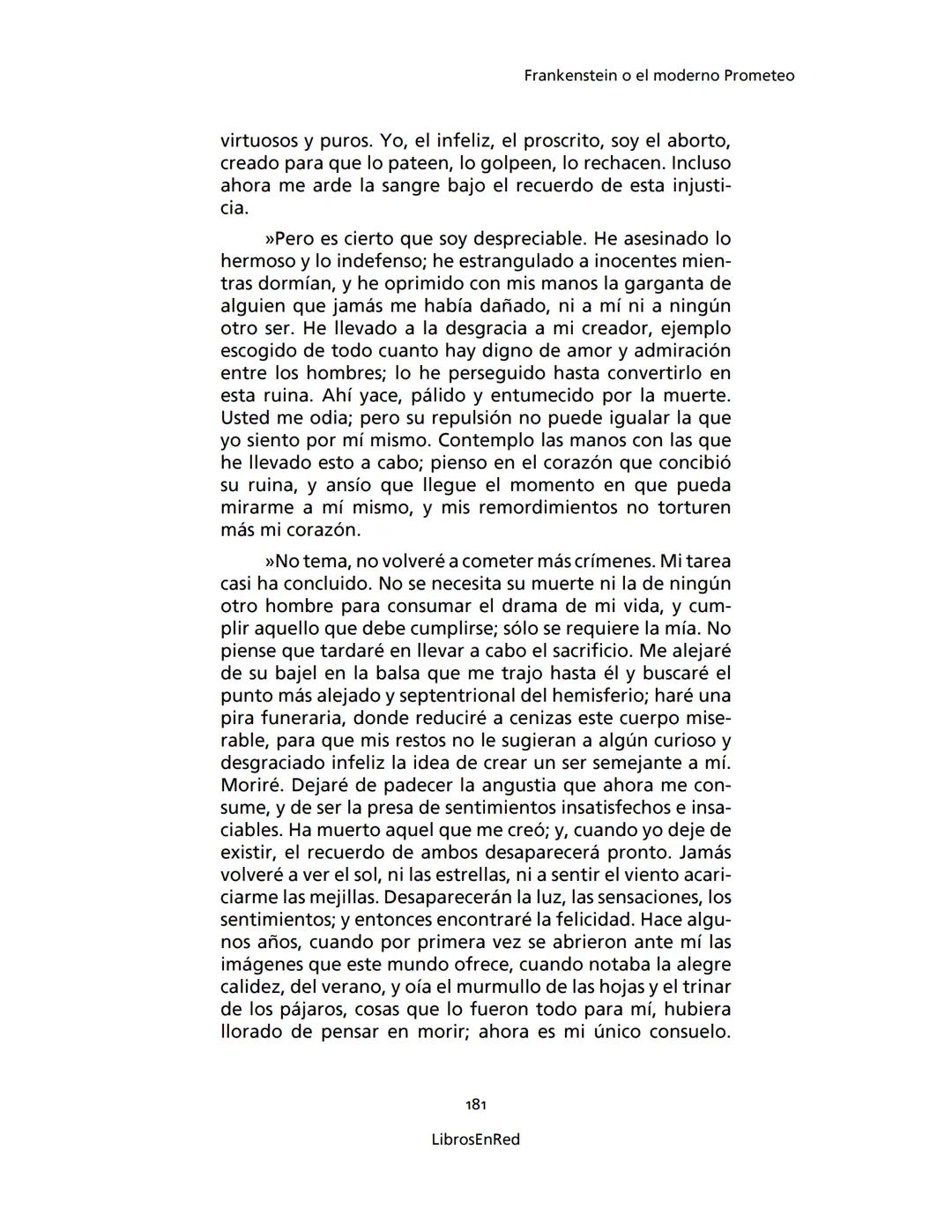 Mary Shelley
Frankenstein
o el moderno Prometeo
Colección Novelas
libros
red # Frankenstein
o el moderno Prometeo
Mary Shelley
Colecci