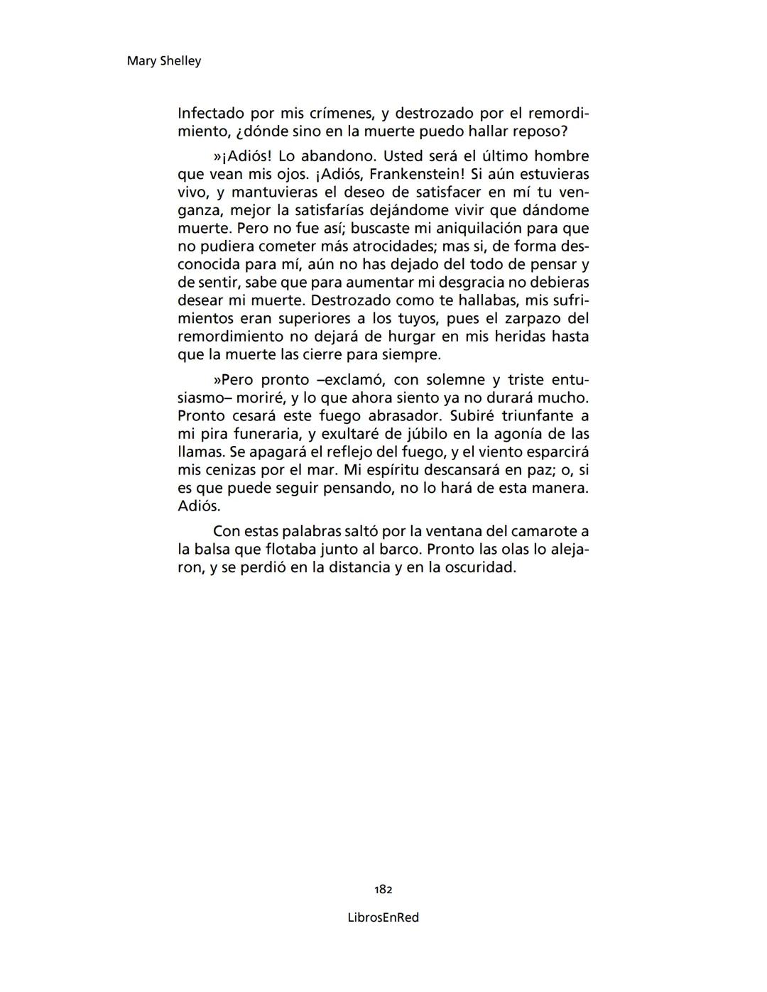 Mary Shelley
Frankenstein
o el moderno Prometeo
Colección Novelas
libros
red # Frankenstein
o el moderno Prometeo
Mary Shelley
Colecci