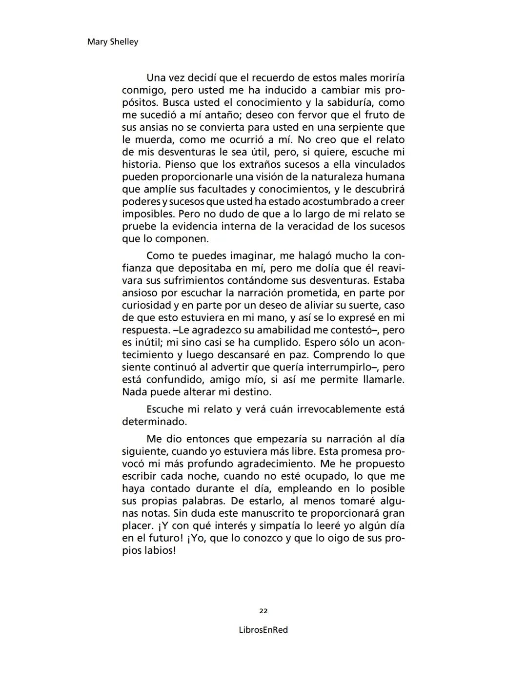Mary Shelley
Frankenstein
o el moderno Prometeo
Colección Novelas
libros
red # Frankenstein
o el moderno Prometeo
Mary Shelley
Colecci