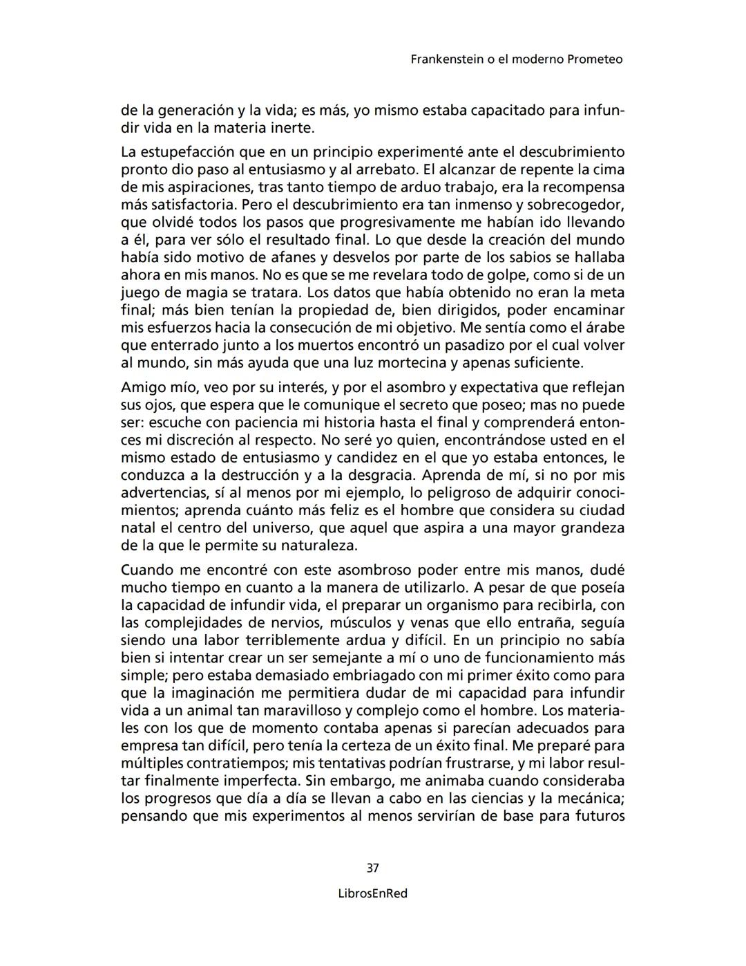 Mary Shelley
Frankenstein
o el moderno Prometeo
Colección Novelas
libros
red # Frankenstein
o el moderno Prometeo
Mary Shelley
Colecci