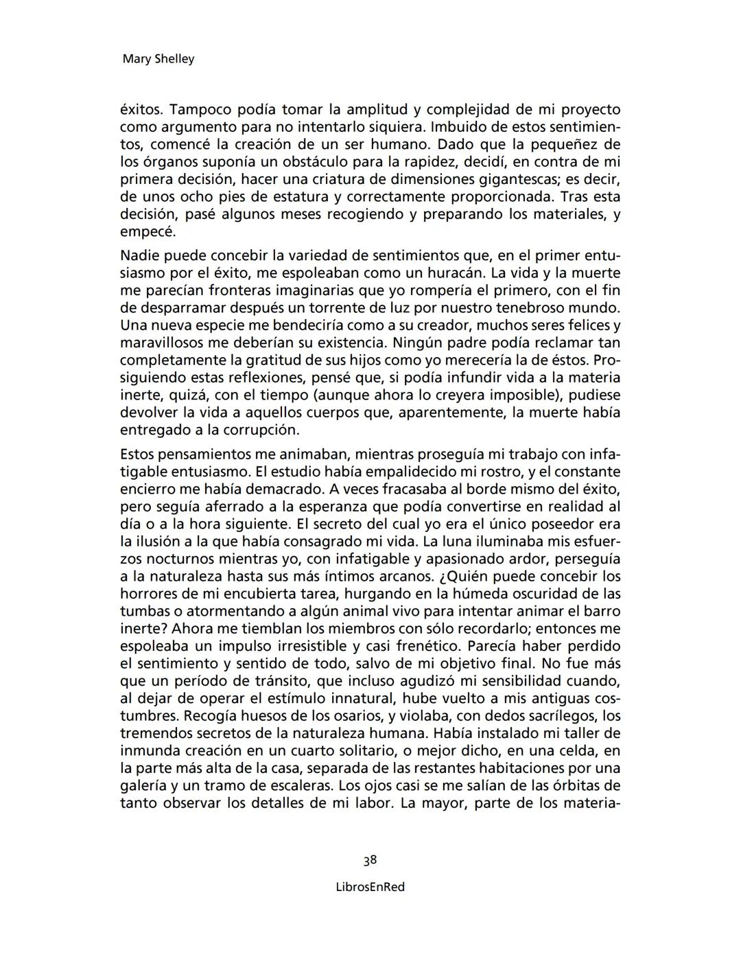 Mary Shelley
Frankenstein
o el moderno Prometeo
Colección Novelas
libros
red # Frankenstein
o el moderno Prometeo
Mary Shelley
Colecci