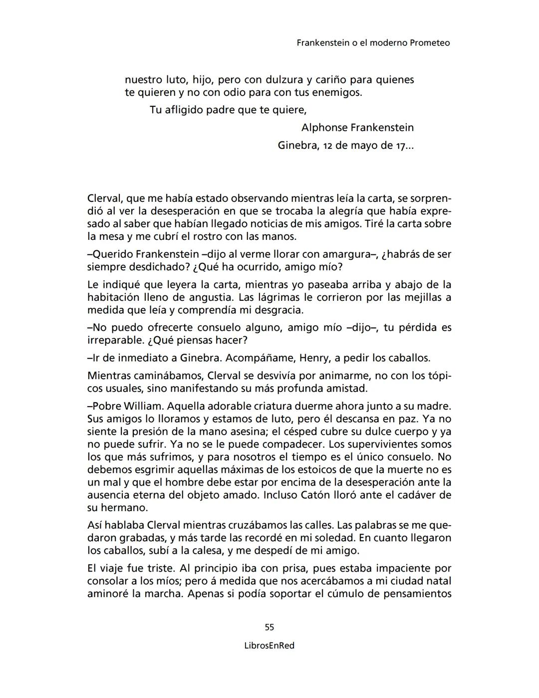 Mary Shelley
Frankenstein
o el moderno Prometeo
Colección Novelas
libros
red # Frankenstein
o el moderno Prometeo
Mary Shelley
Colecci